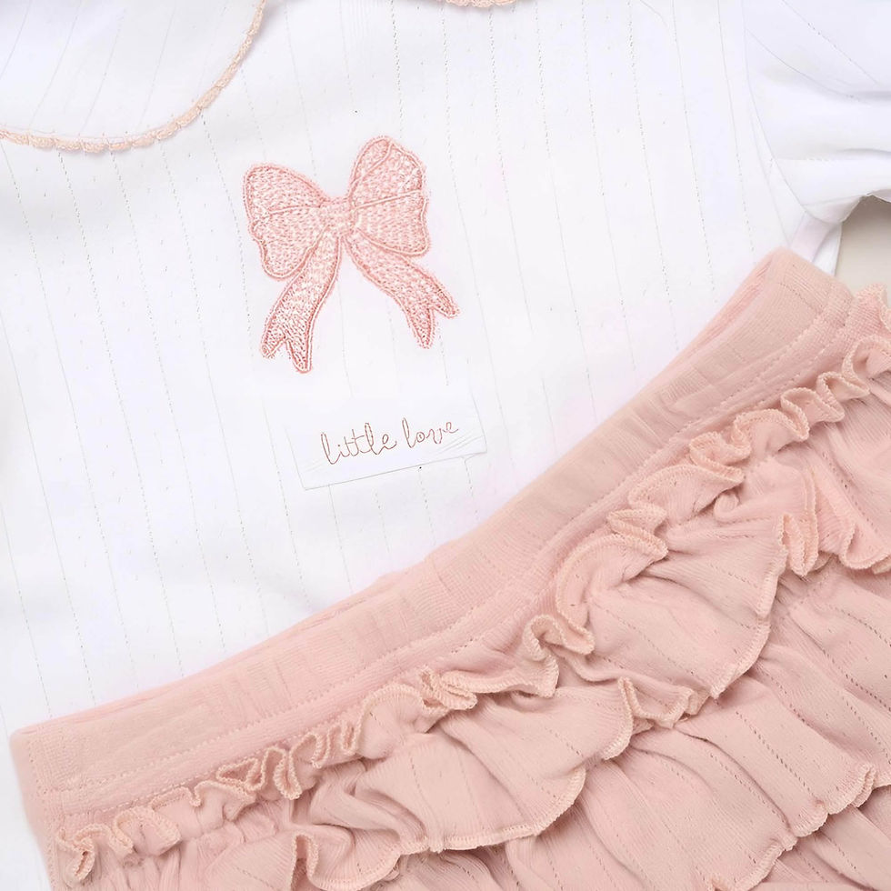 Thumbnail: Bow Baby Girl Set