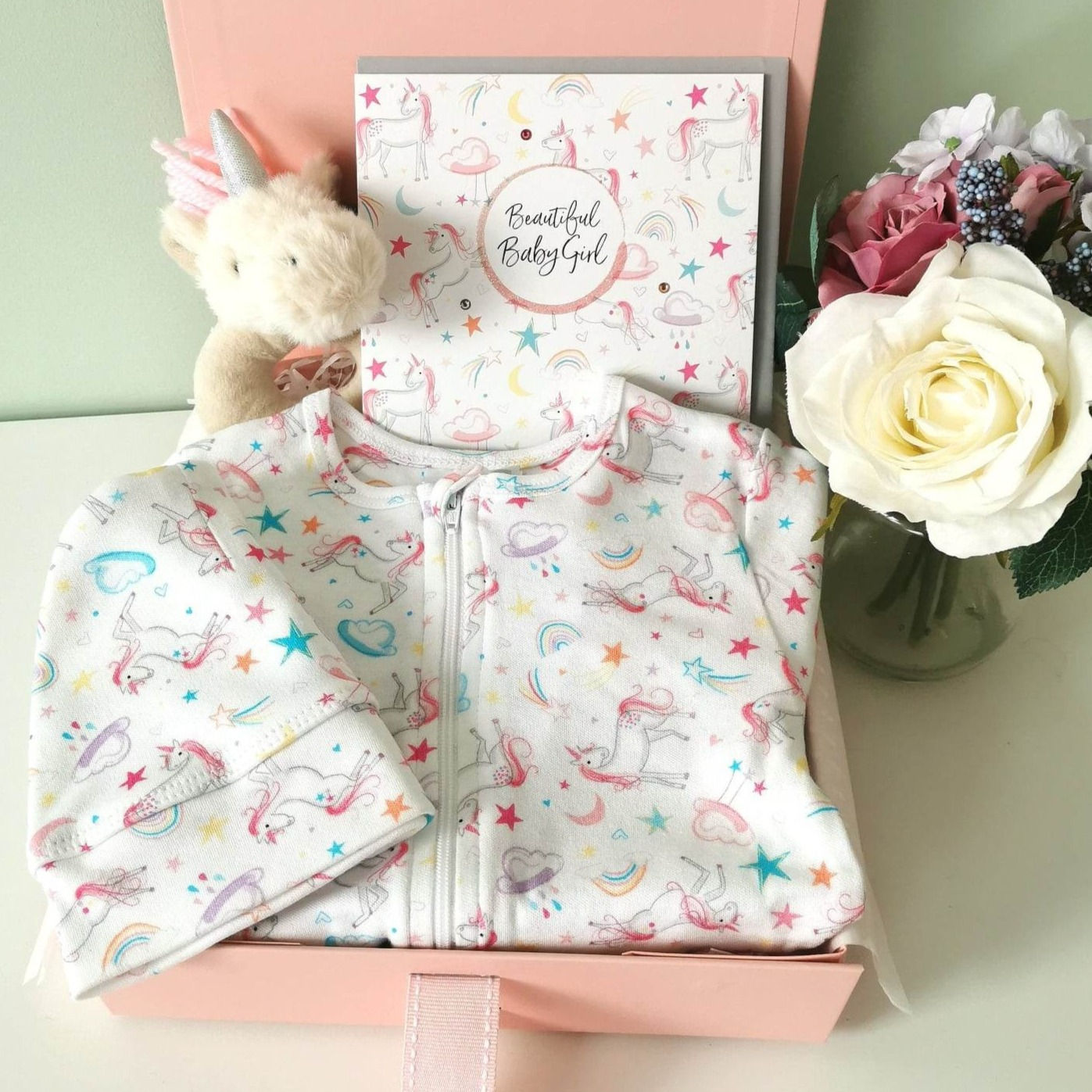 Unicorn Luxury Baby Girl Gift Box