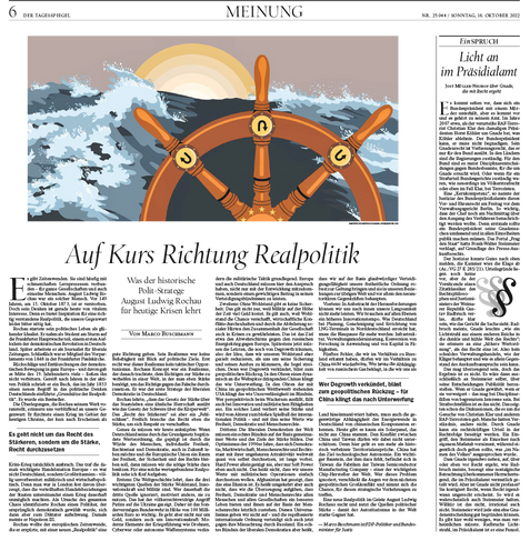 Tagesspiegel 16.10.2022 martha von maydell Preetz mvmpapercuts digitale Arbeit 