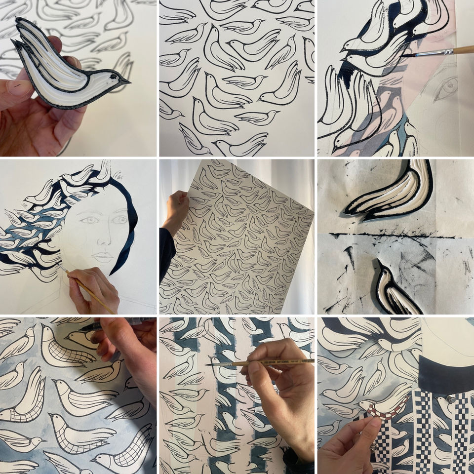 paperart papercut paper craft paperwork Martha von maydell mvmpapercuts