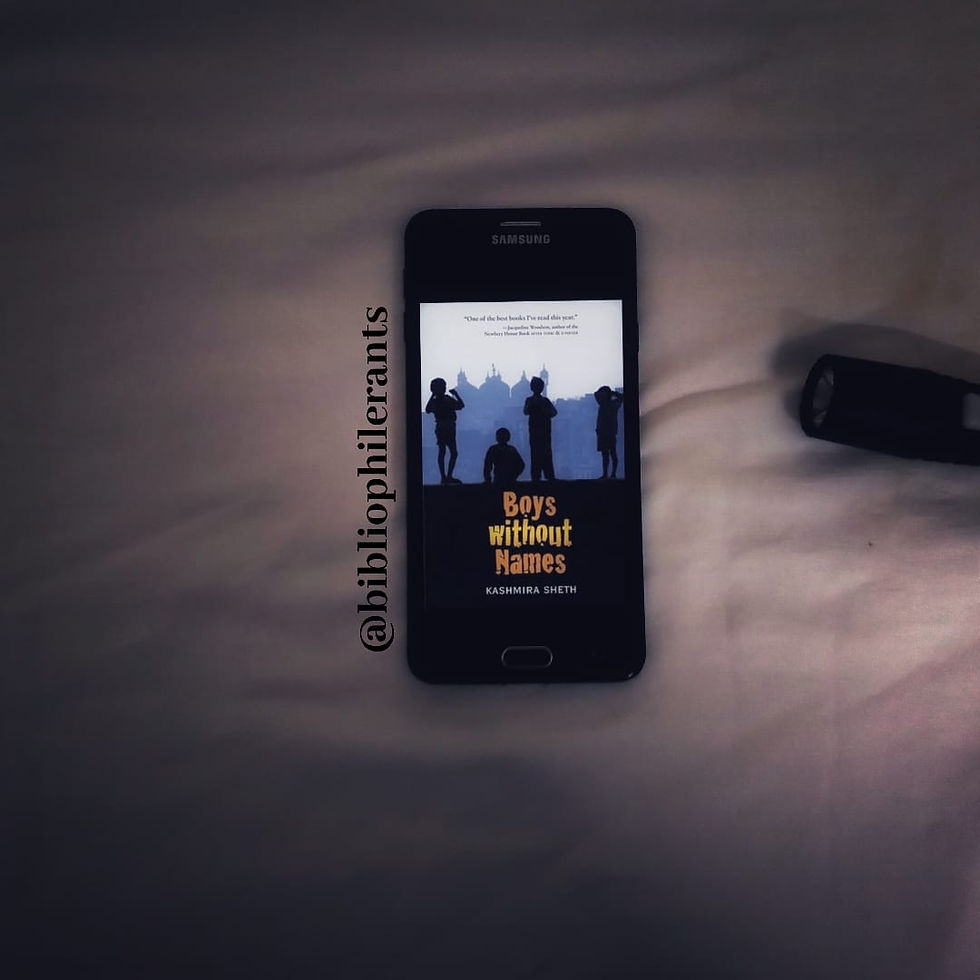 #BookReview: Boys Without Names, Kashmira Sheth