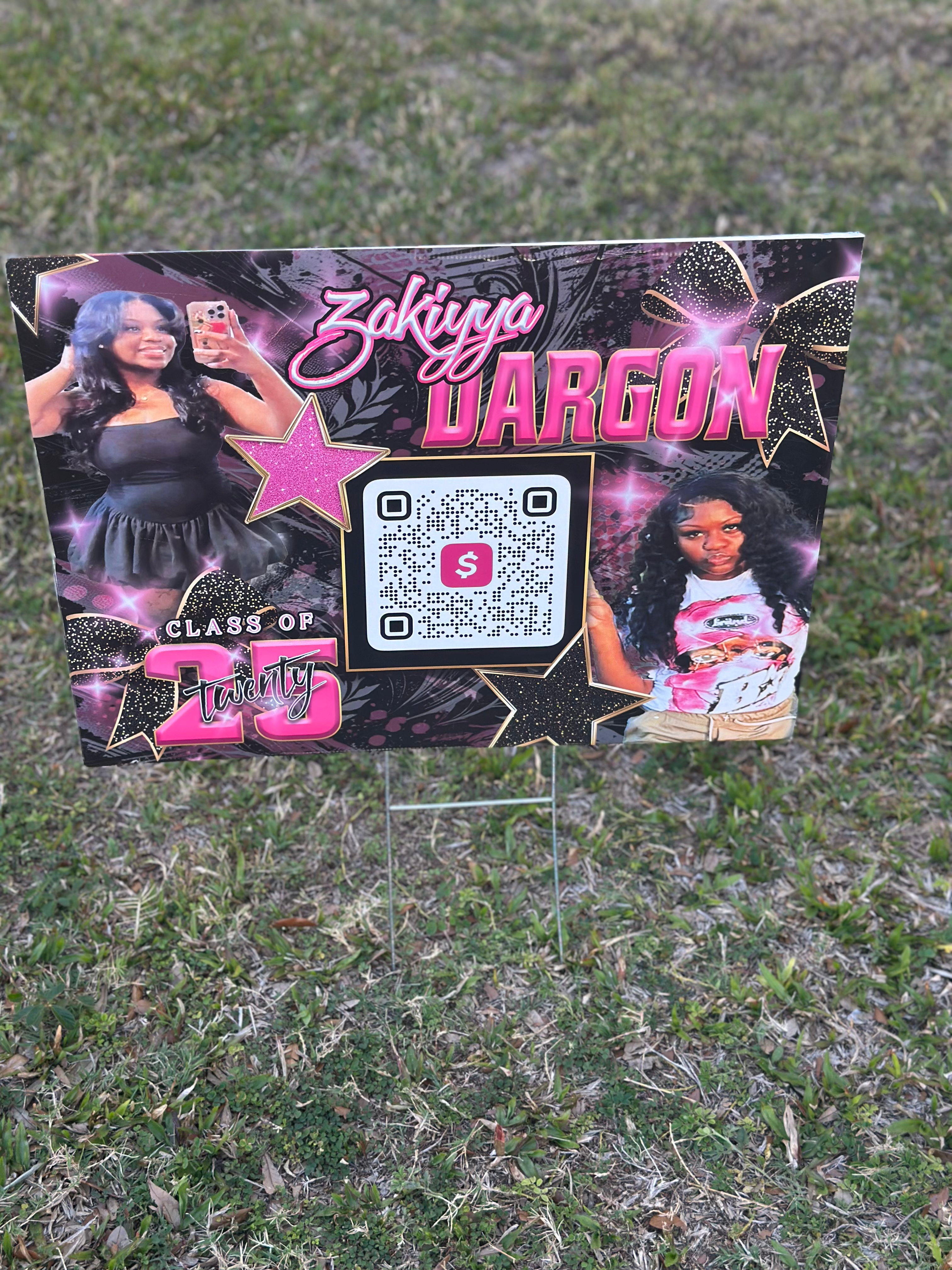 Custom Cashapp Yard sign