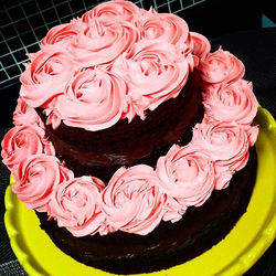 Naked Cake Rosas