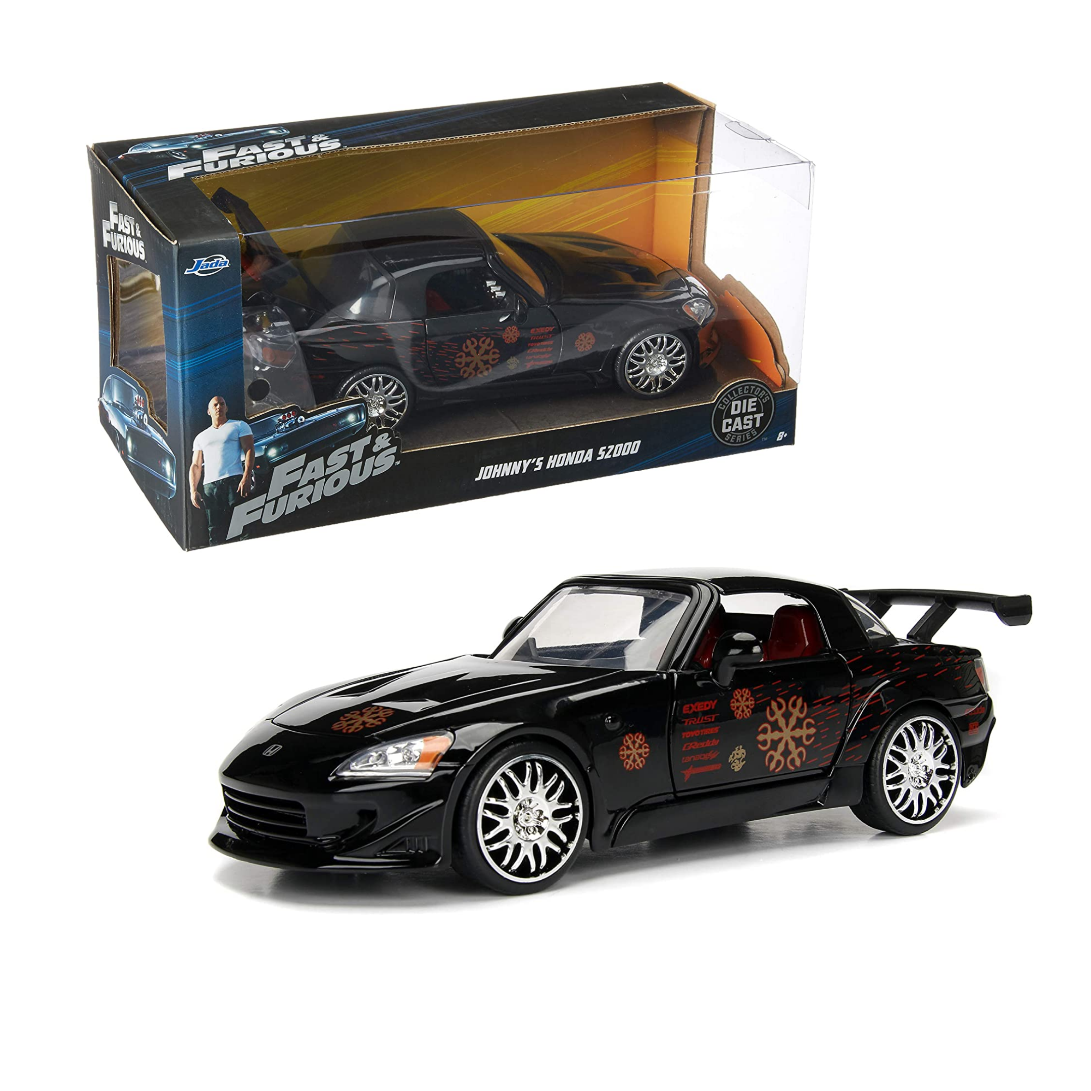 HONDA S2000 JOHNNY RÁPIDO Y FURIOSO JADA 1:24