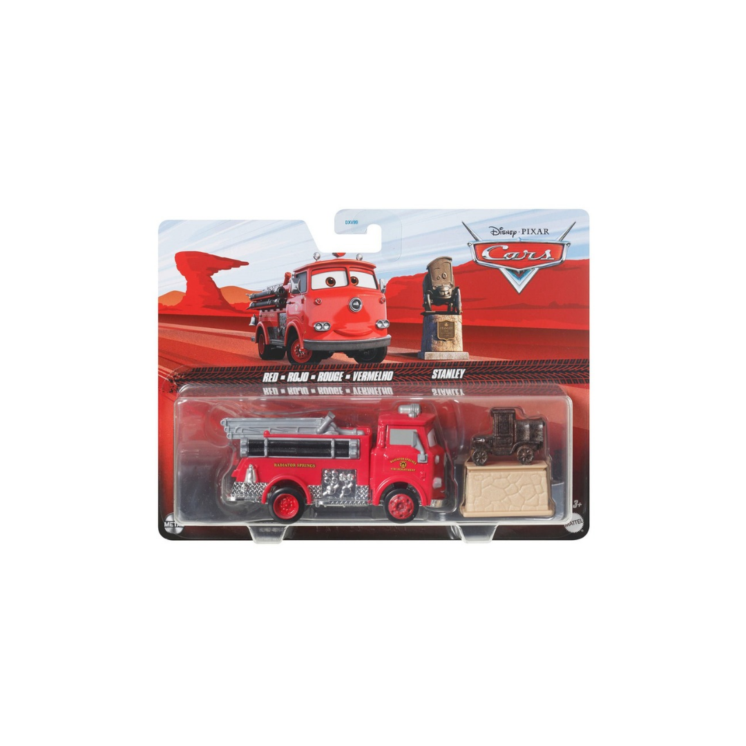 Pack Rojo con Stanley DISNEY CARS 1:55