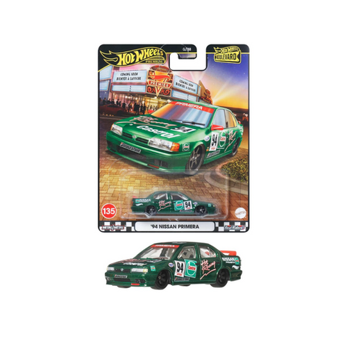 Nissan Primera 94 Castrol Boulevard HOT WHEELS PREMIUM 1:64