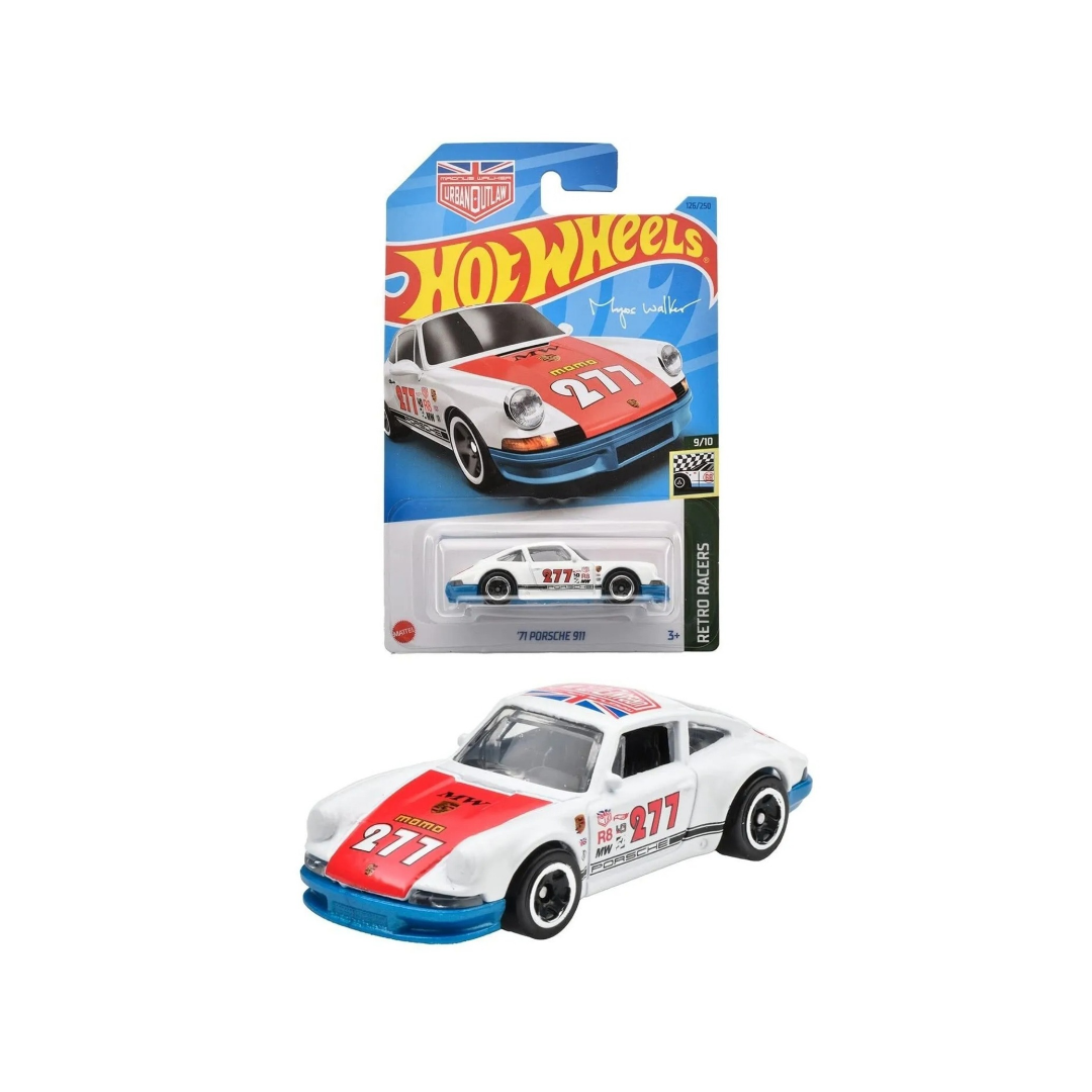 71 PORSCHE 911 MAGNUS WALKER HOT WHEELS BASICO 1:64