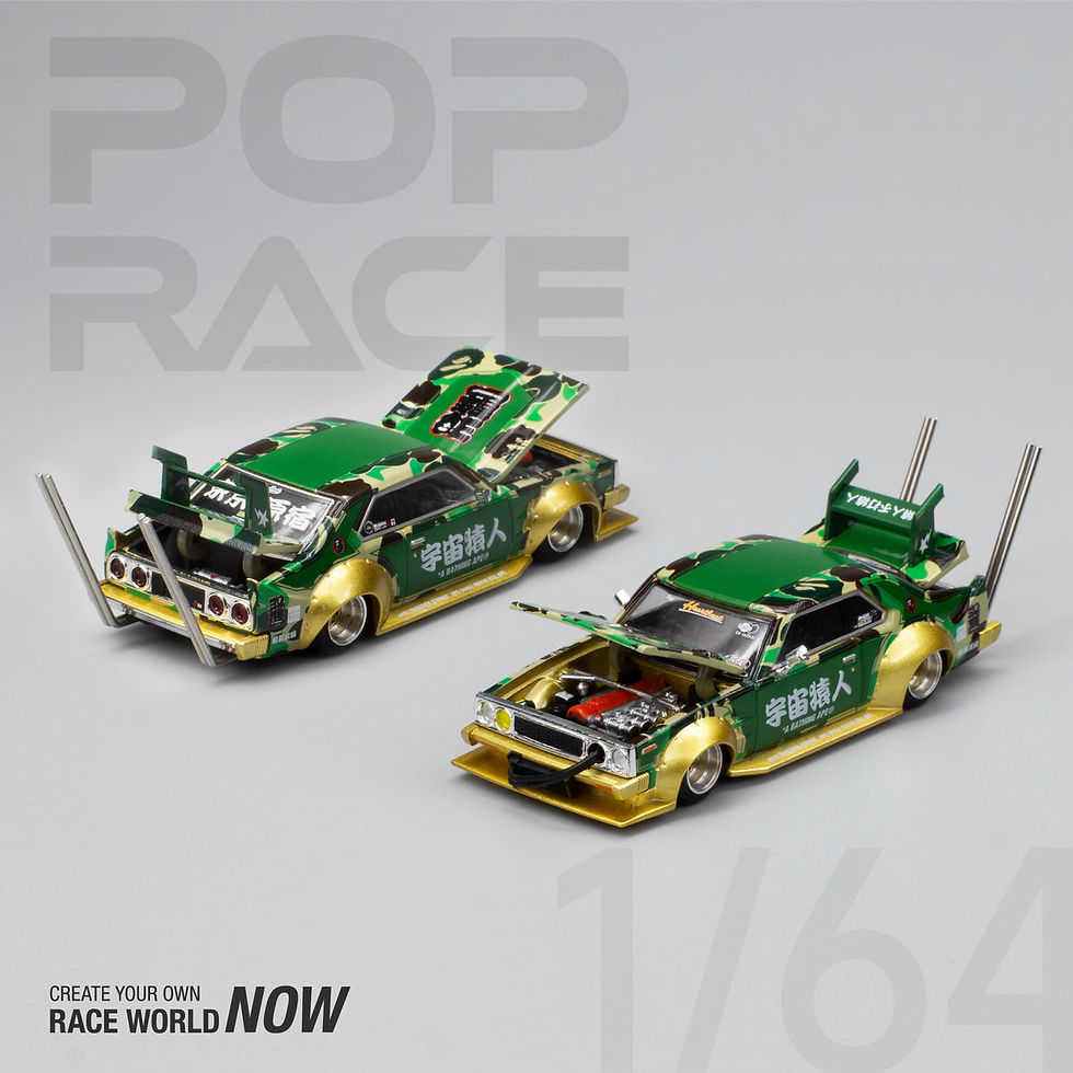 Miniature : POP RACE NISSAN SKYLINE C210 KAIDO BOSOZUKO STYLE 1:64
