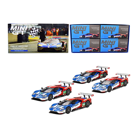 MINI GT Ford GT LM GTE PRO ミニカー6台セット Amazon | MINI GT 1/64 フォード GT LMGTE PRO ル・マン24時間 2019