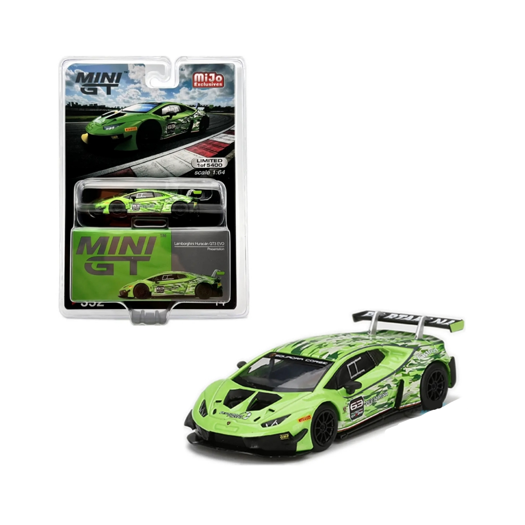 LAMBORGHINI HURACAN GT EVO MINI GT 352 MIJO EXCLUSIVE 1:64