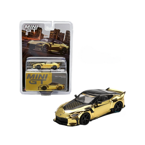 Nissan Z Veilside FFZ400 Gold Chrome MINI GT 985 1:64 | RCimportstore