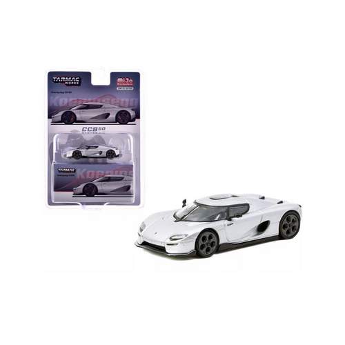 Tarmac Works 1:64 Diecast Model Car Global 64 Koenigsegg CC850 Silver