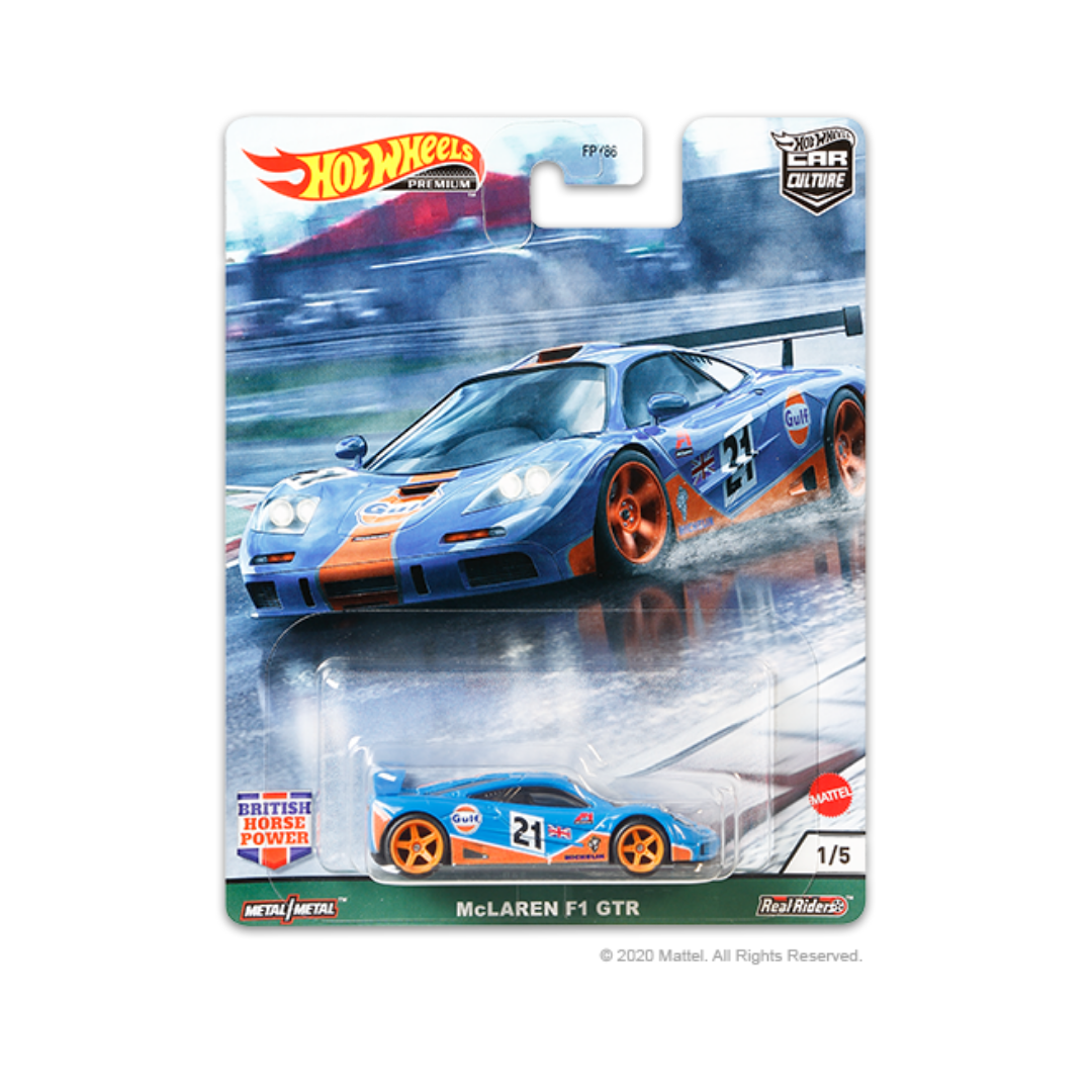 MCLAREN F1 GTR GULF HOTWHEELS 1:64