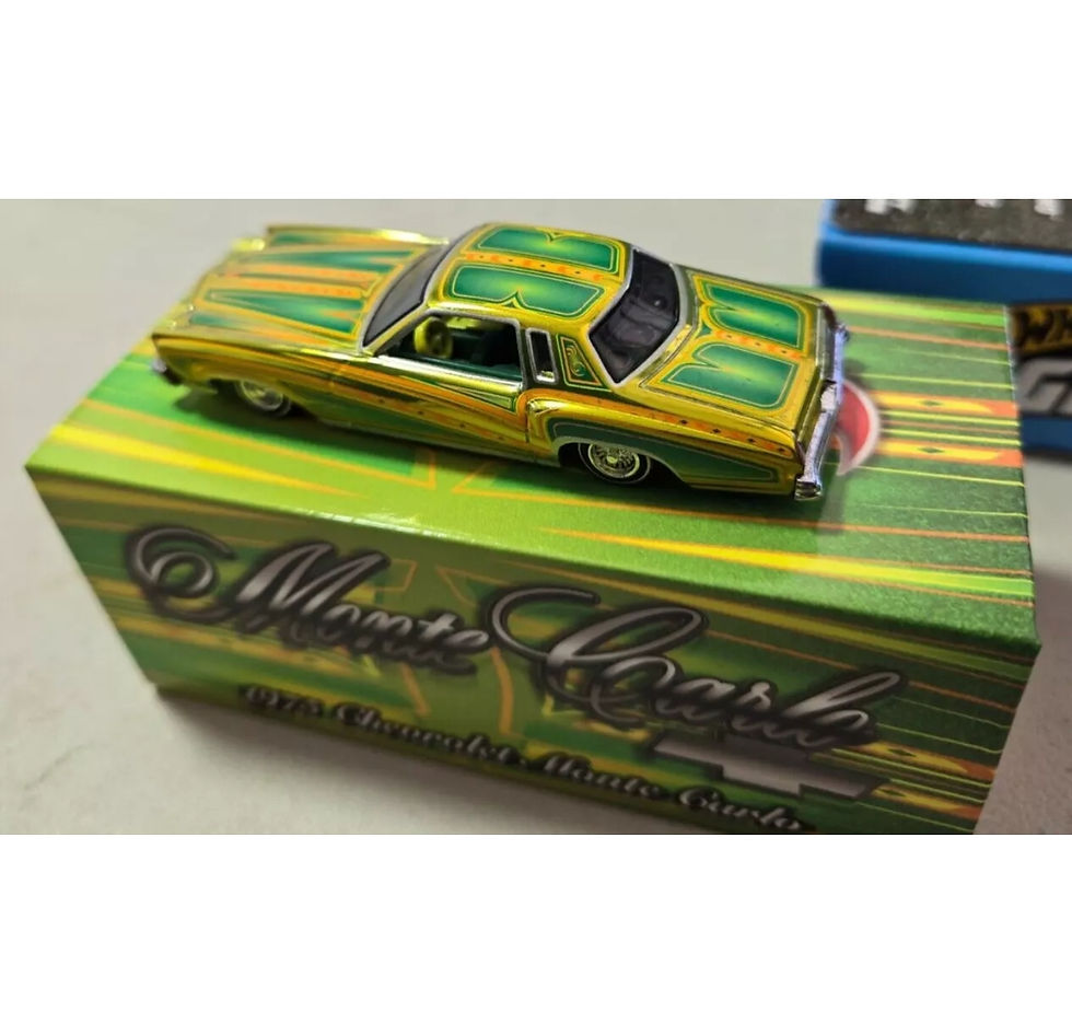 Miniature : Chevrolet Monte Carlo 1975 Lowraider RLC HOT WHEELS 1:64