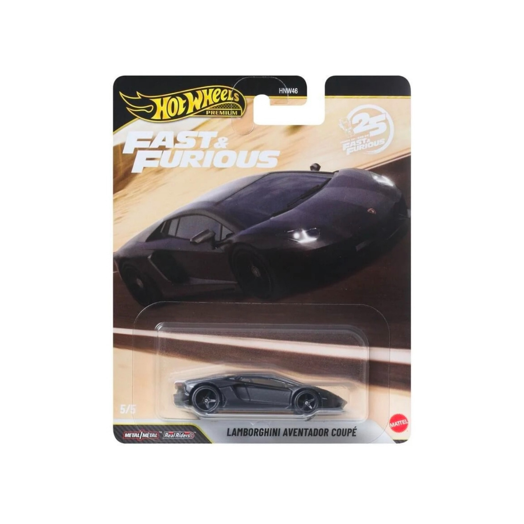 Lamborghini Aventador Rapido y Furioso 25 años HOT WHEELS PREMIUM 1:64