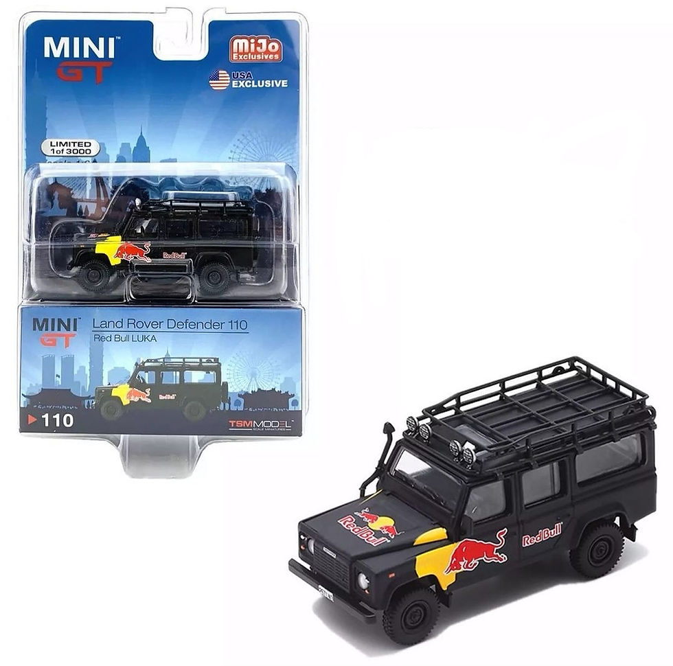 Land Rover Defender 110 Red Bull MINI GT 110 1:64