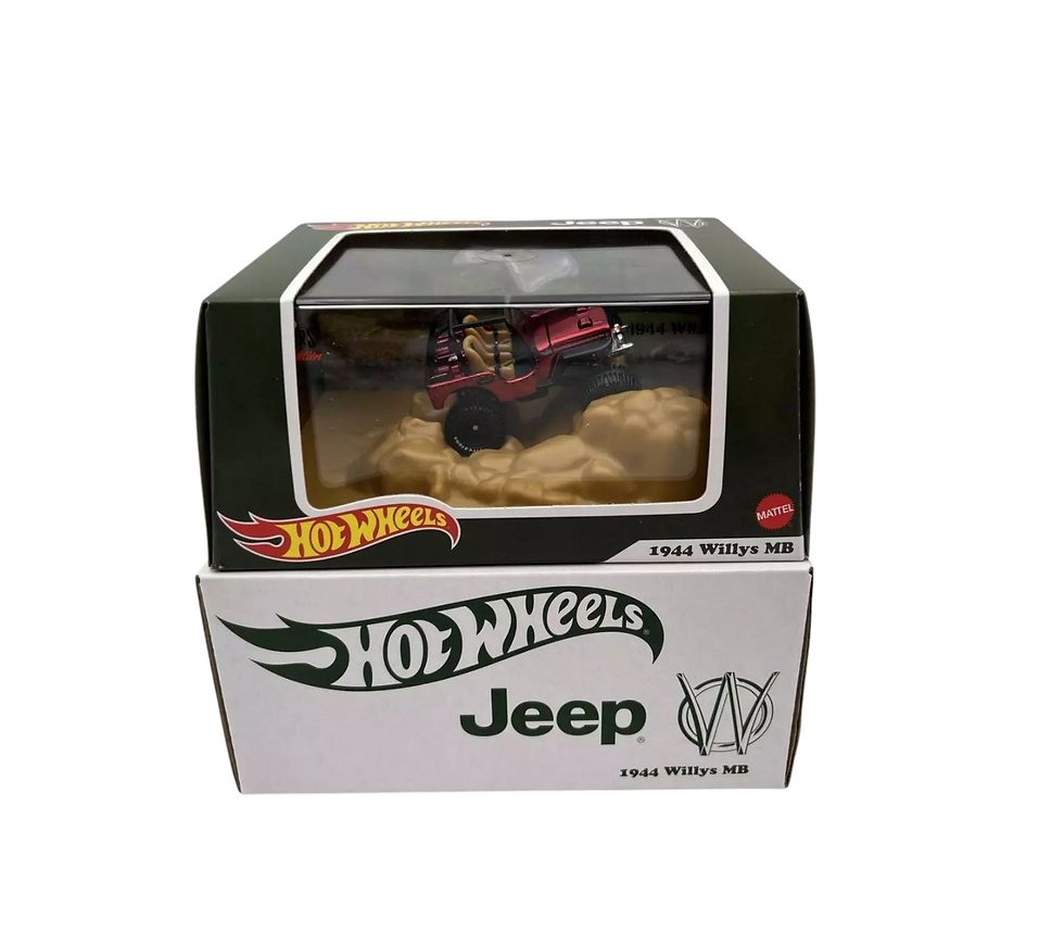 Thumbnail: Willis MB 1944 Rojo RLC HOT WHEELS 1:64