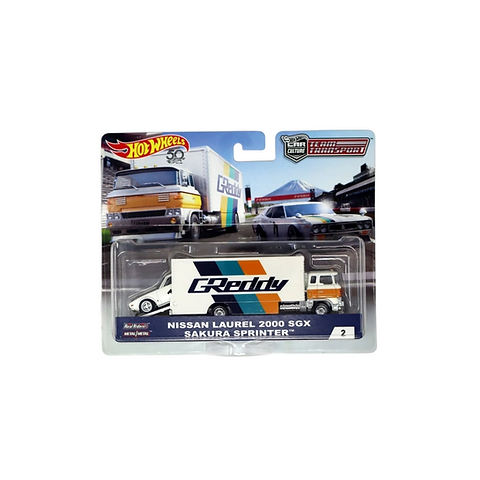 Nissan Laurel 2000 SGX Team Transport HOT WHEELS PREMIUM 1:64