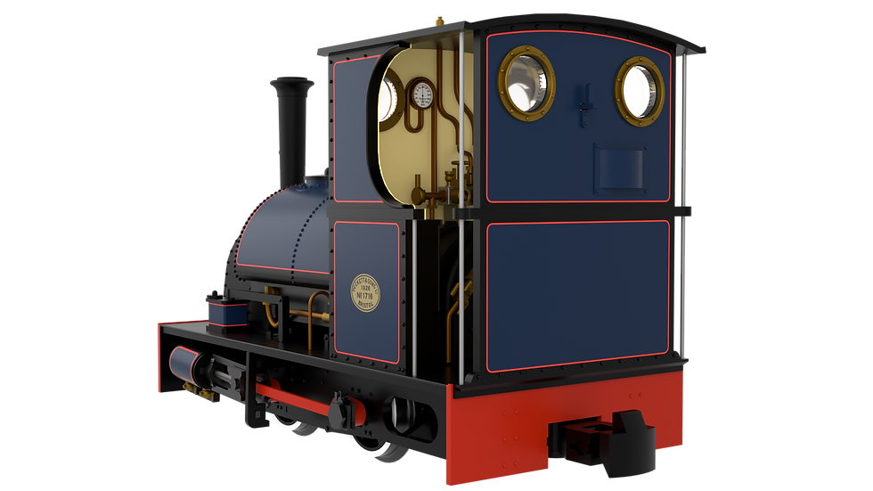 Thumbnail: #*# Peckett & Sons Cranmore Class - Lined Dark Blue.