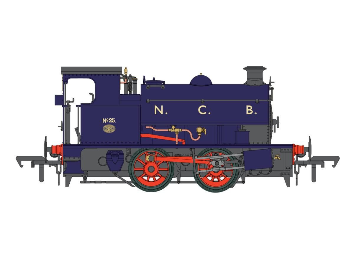 #*# Hawthorn Leslie 040 Lined Dark Blue NCB No 25 DCC Fitted