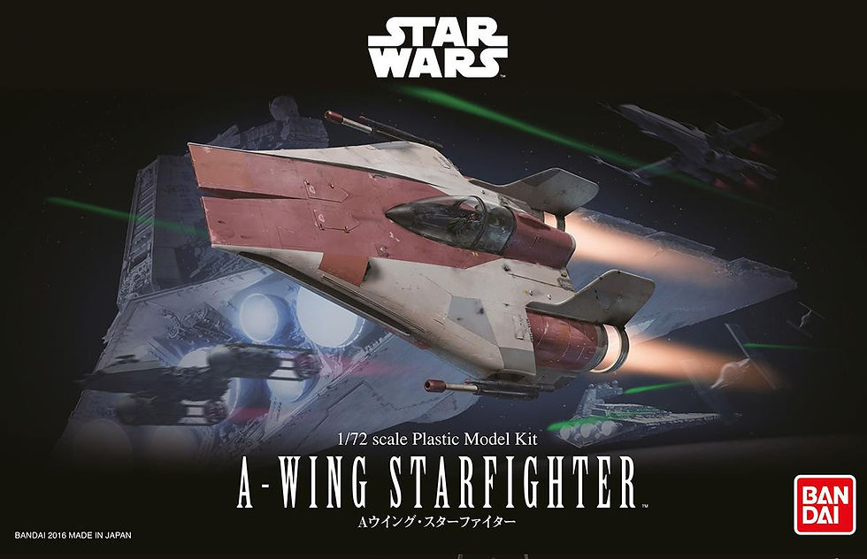 Bandai Star Wars A-Wing Starfighter (1:72 Scale)