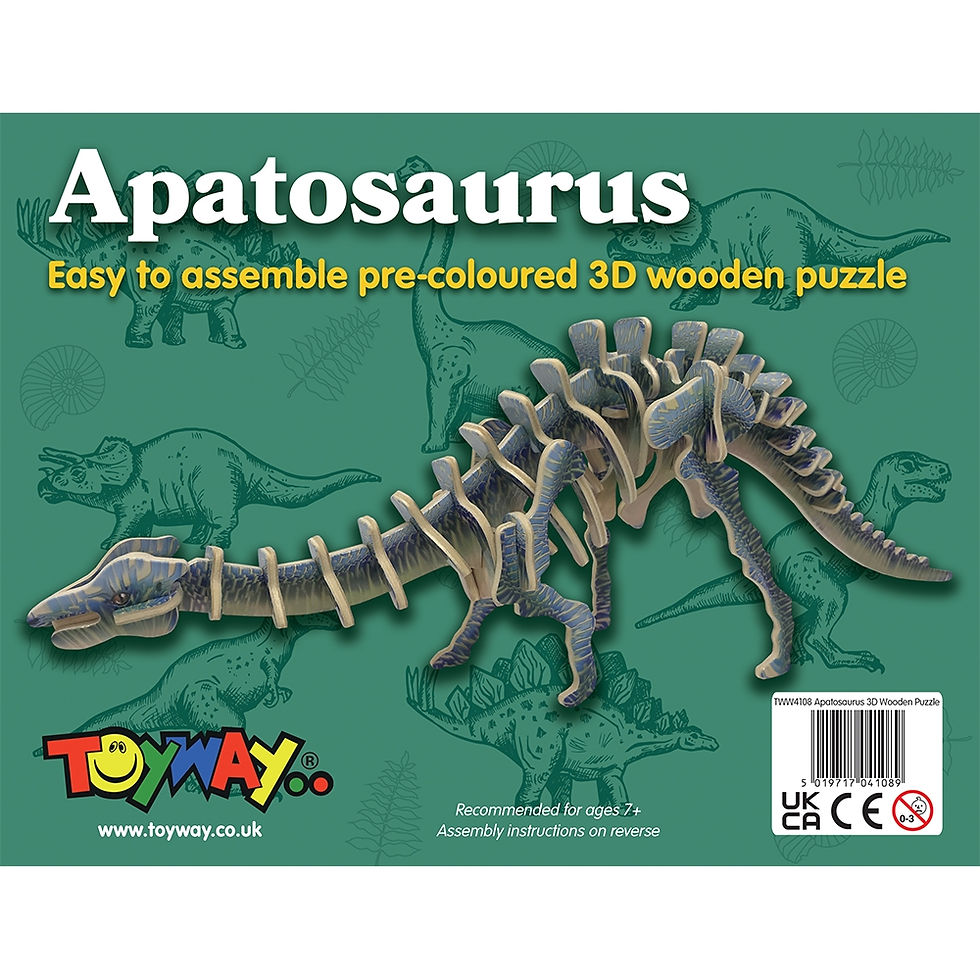 Thumbnail: Apatosaurus 3D Wooden Puzzle