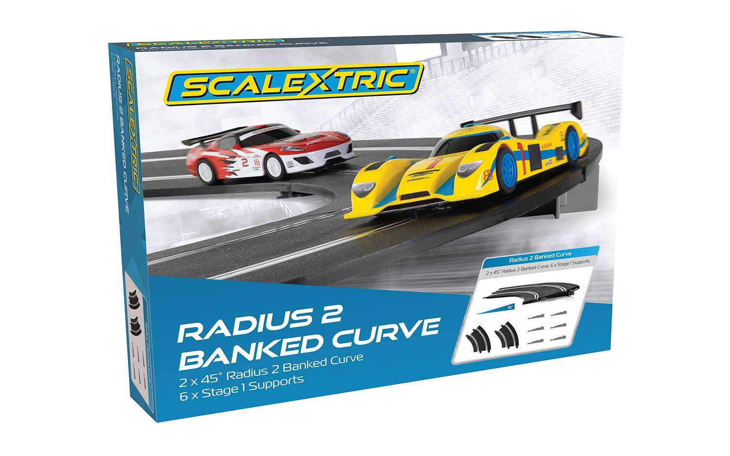 Radius 2 10? Banked Curve 45? x 2
