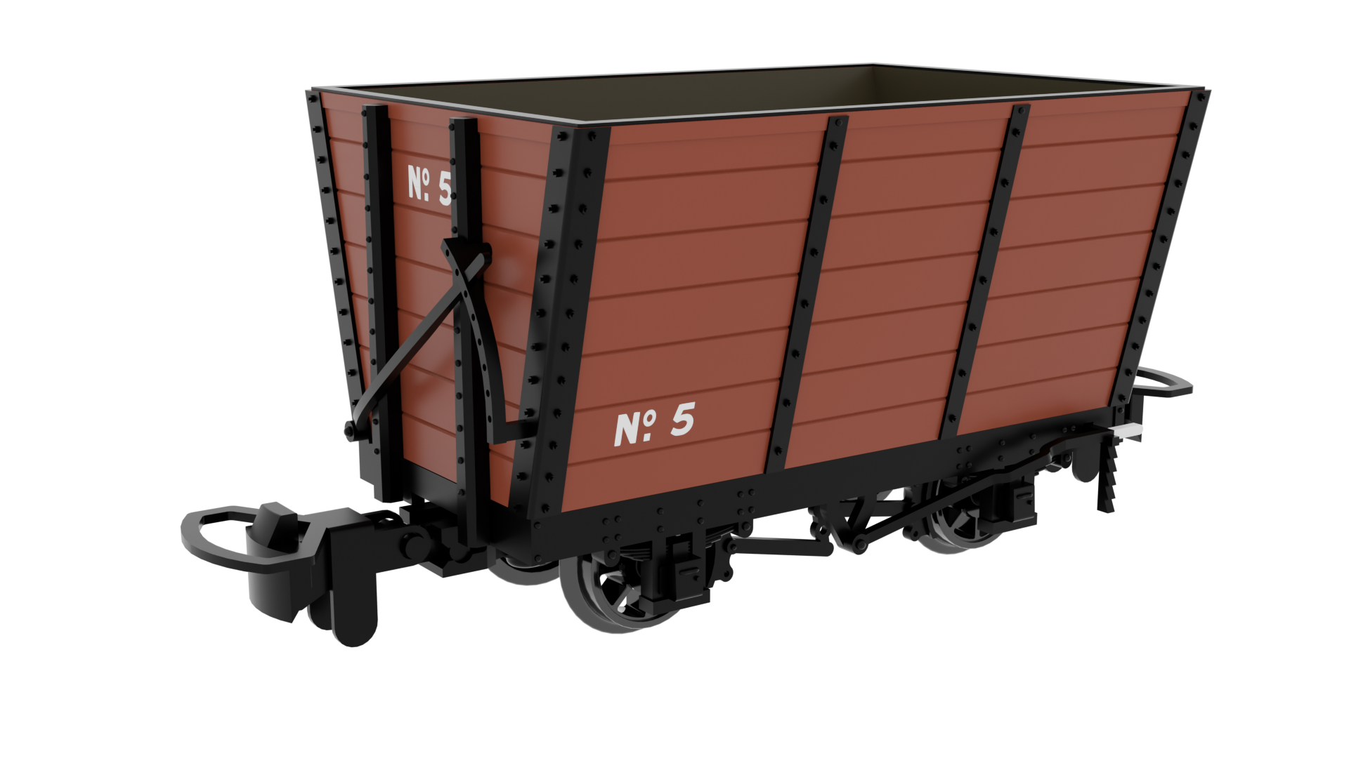 #*# 009 Wooden Hopper - Light Brown No.5