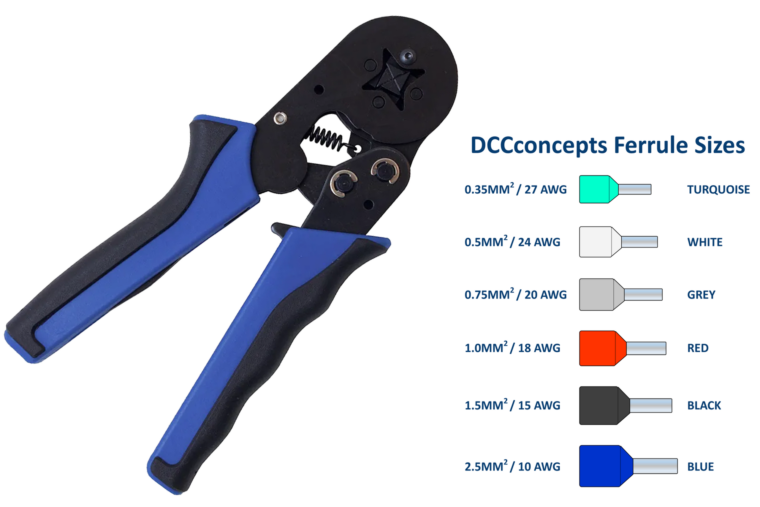 Wire Crimping Kit including Ferrules