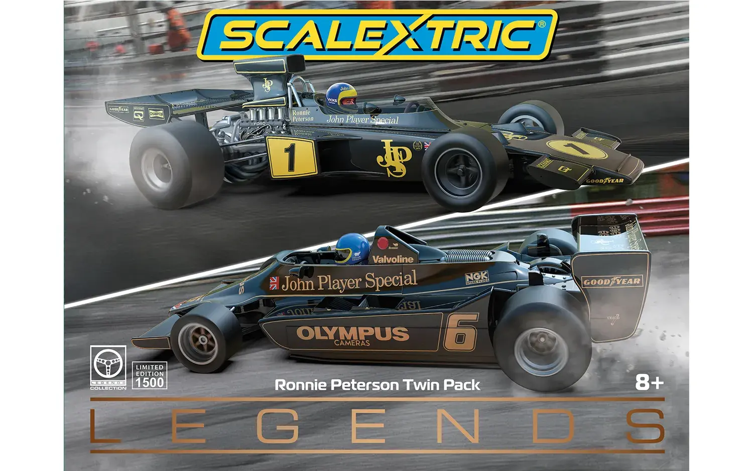 #*# Scalextric Ronnie Peterson Twin Pack Lotus 72 and 79