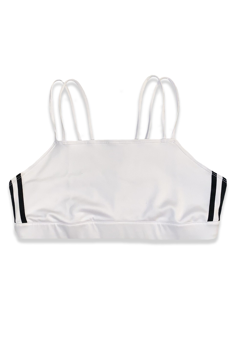 ADIDAS, 3-stripe Adicolor BRA TOP - White