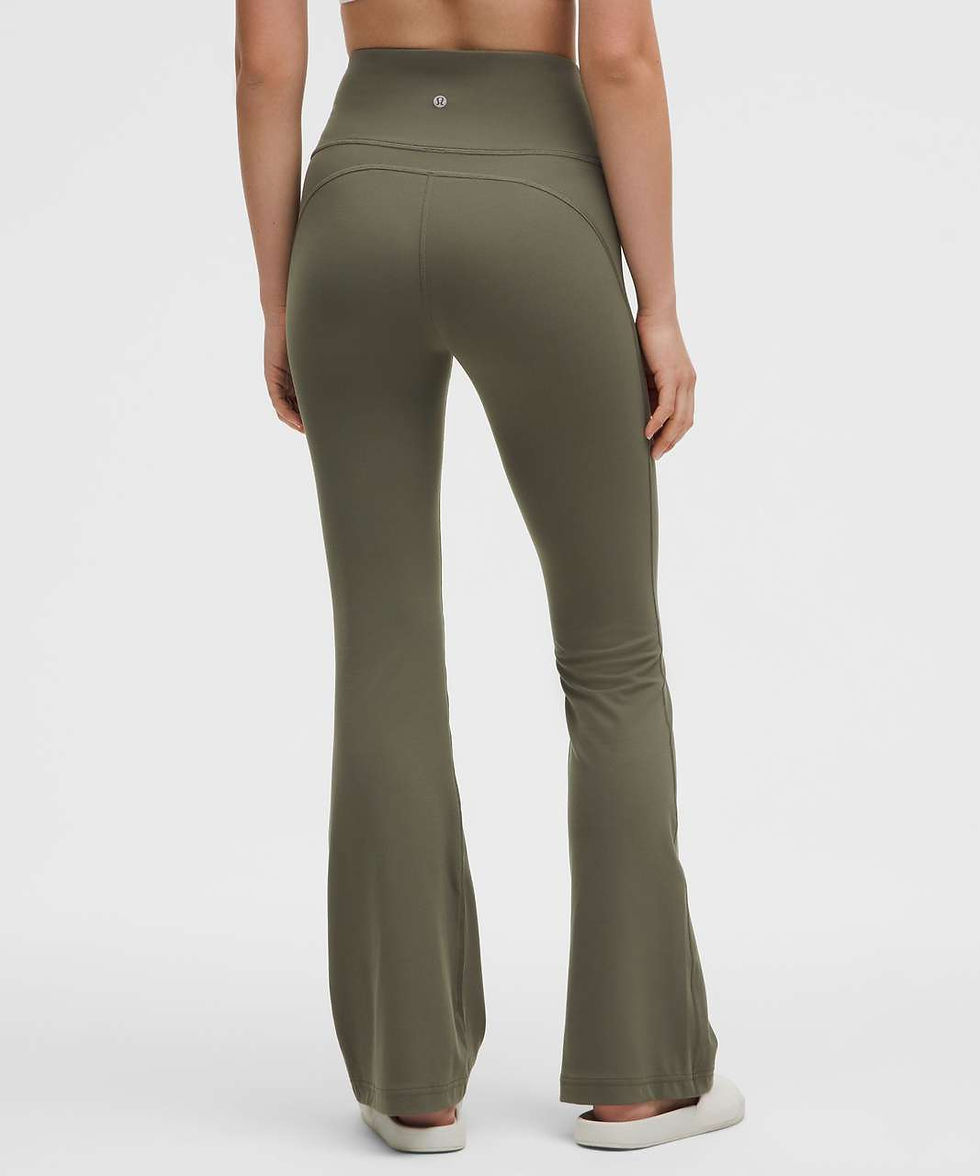 Thumbnail: Lululemon Groove Nulu Super-High-Rise Flared Pant *Regular - Army Green