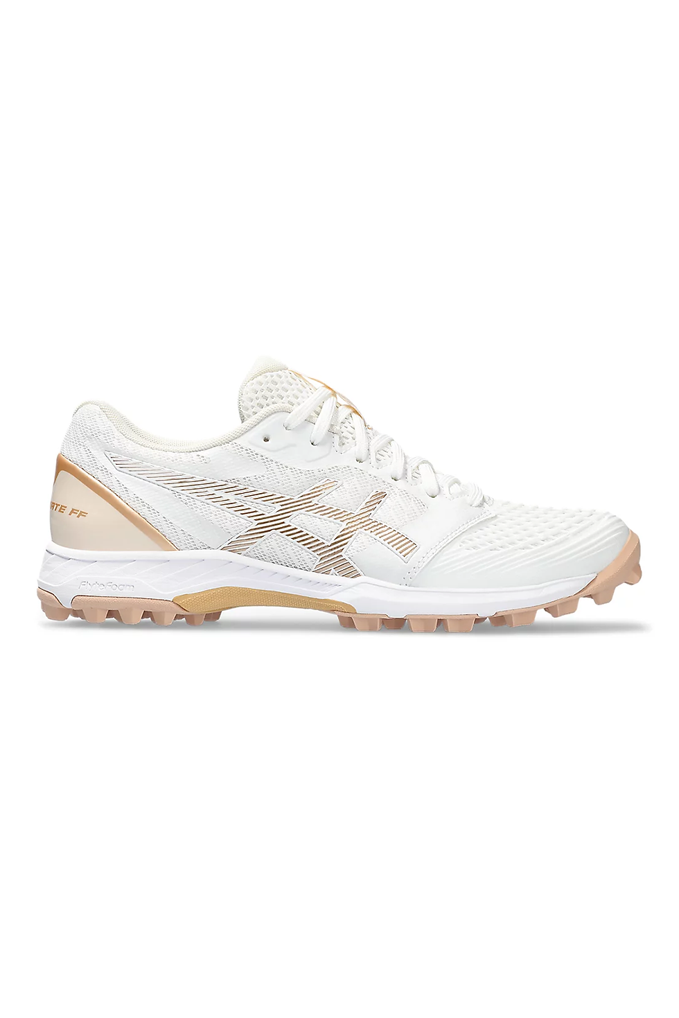 Thumbnail: Asics - FIELD ULTIMATE FF 2 Hockey Shoes - White / Gold