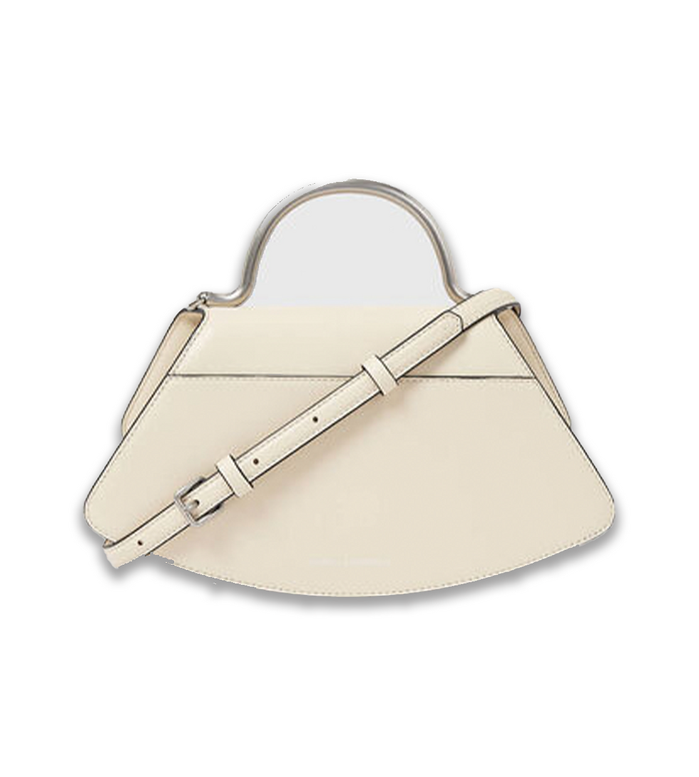 Thumbnail: Karl Lagerfeld ARCHIVE FAN leather crossbody bag