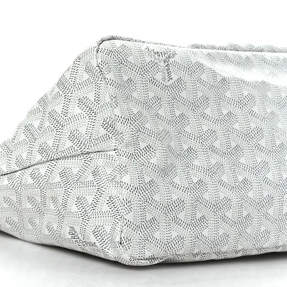 Thumbnail: Goyard - Goyardine Reversible Mini Anjou White