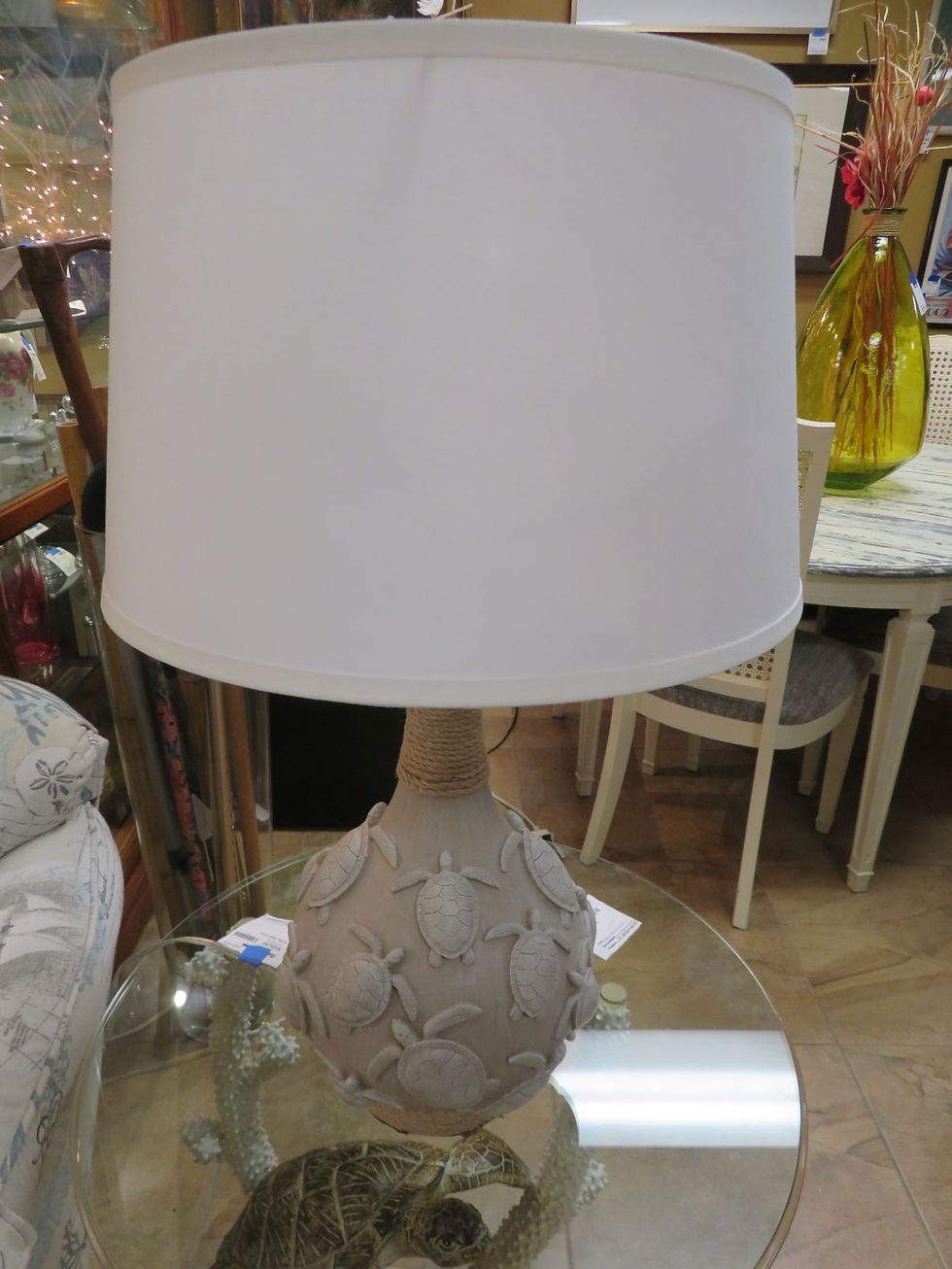 Sea Turtle Table Lamp $125.00