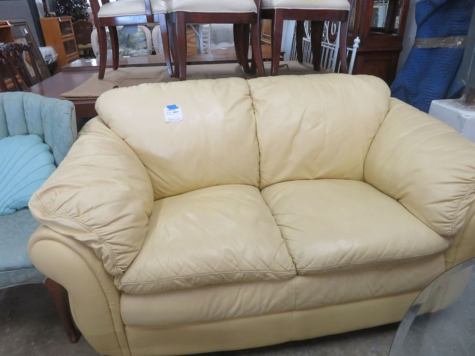 Yellow Love Seat $225.00