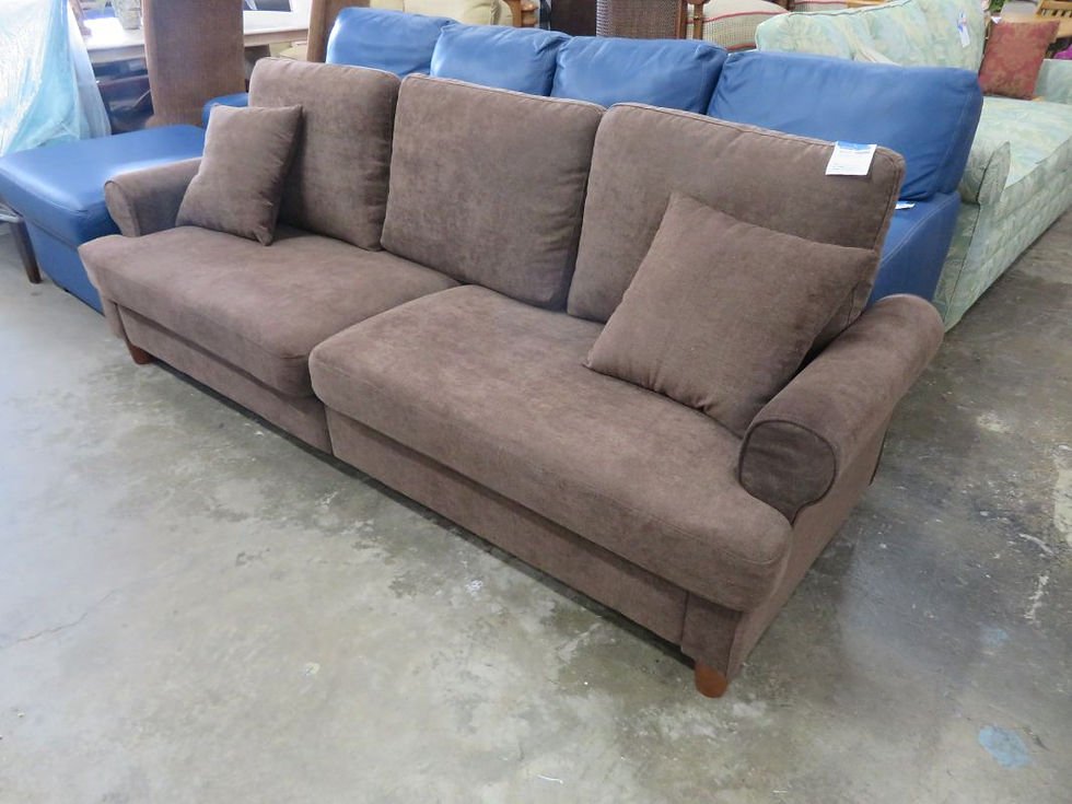 Small Brown Sofa $200.00