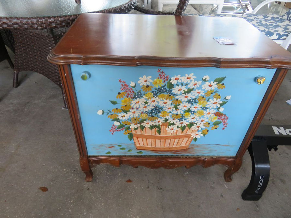 Floral Cabinet $75.00