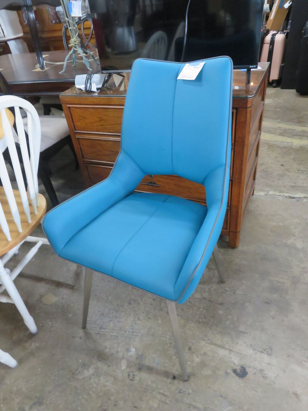 Teal Swivel Office chair $75.00