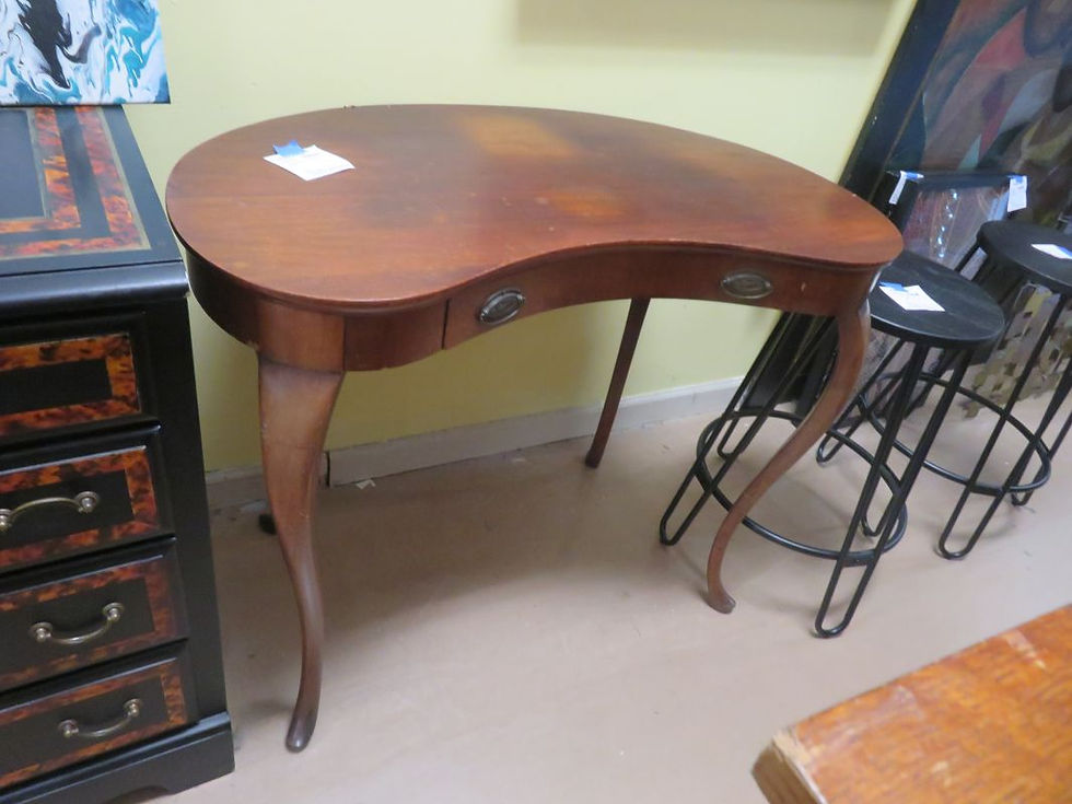 Antique French Kidney Desk $125.00