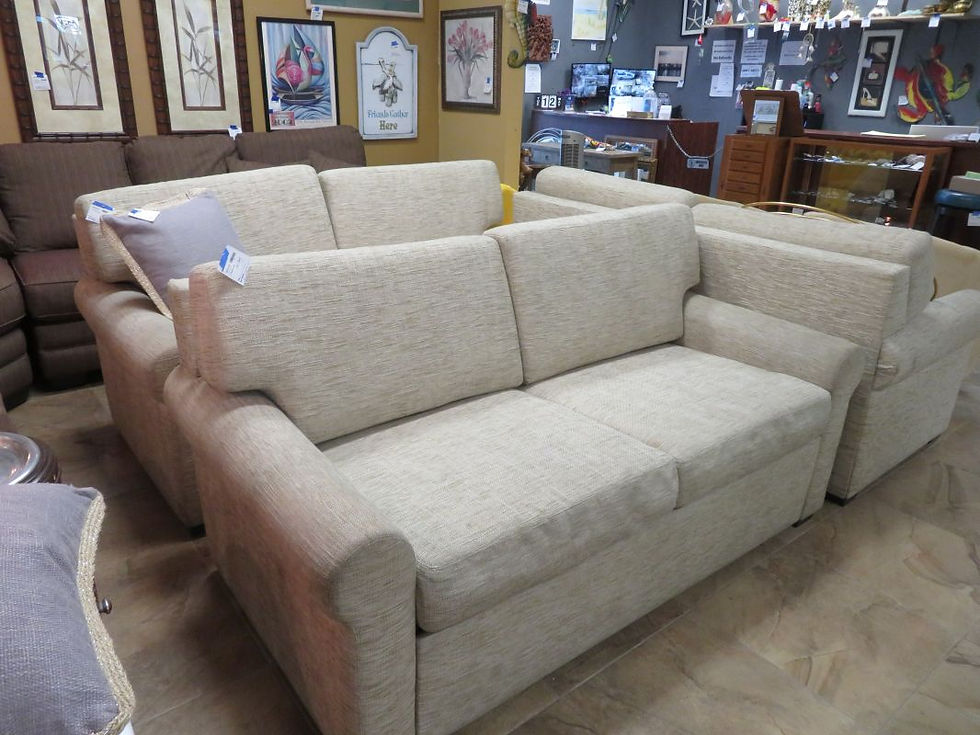 Taupe Fabric Full Sleeper Sofa's (3) $625.00 EACH