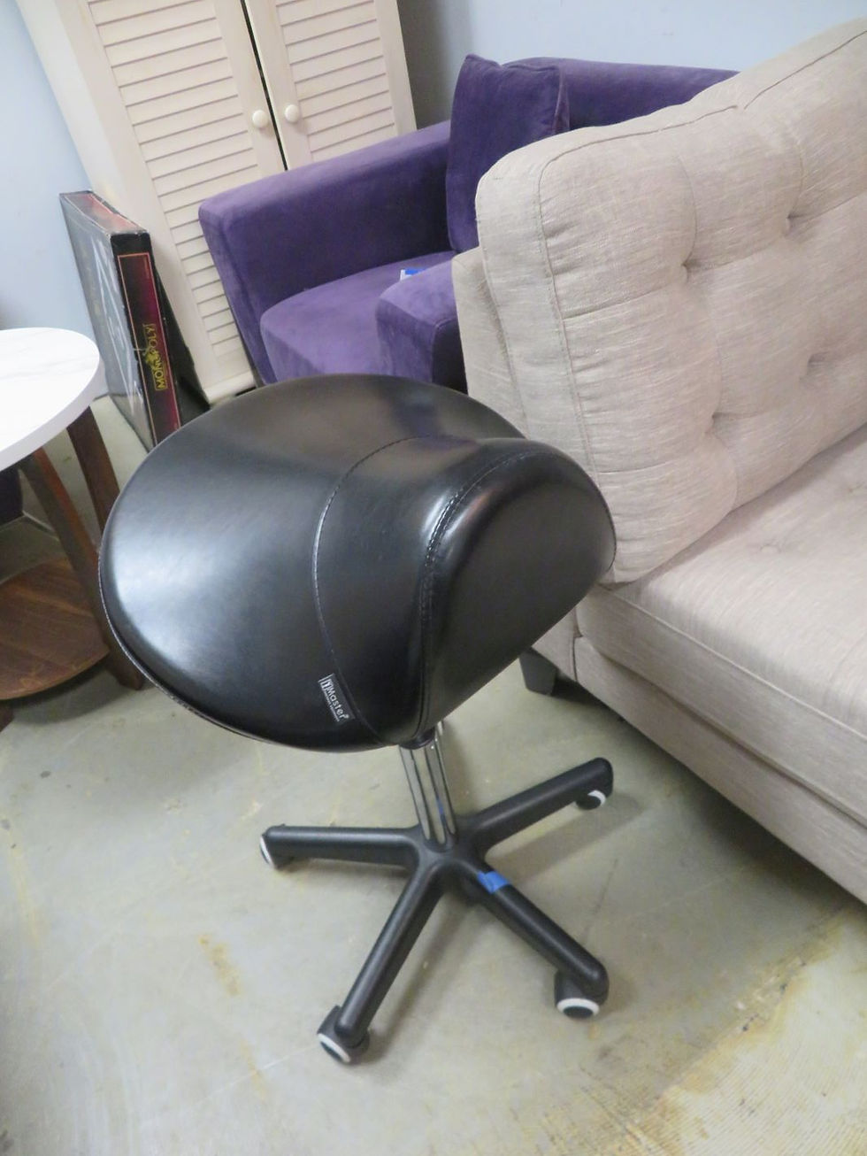 Master Adjustable Height Massage chair for back relief $85.00