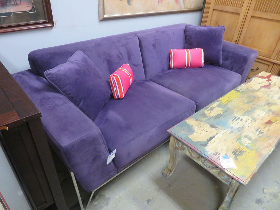 Contemporary Purple Sofa $900.00