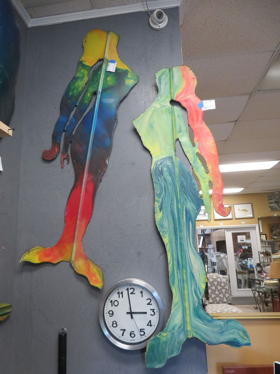 5' Metal Mermaid's $150.00 Each