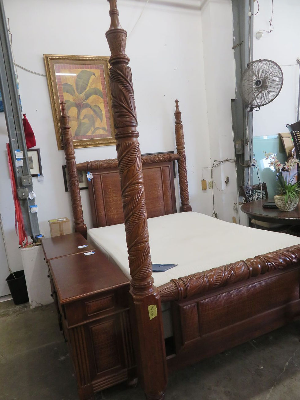 Queen Size Poster Bed frame $350.00