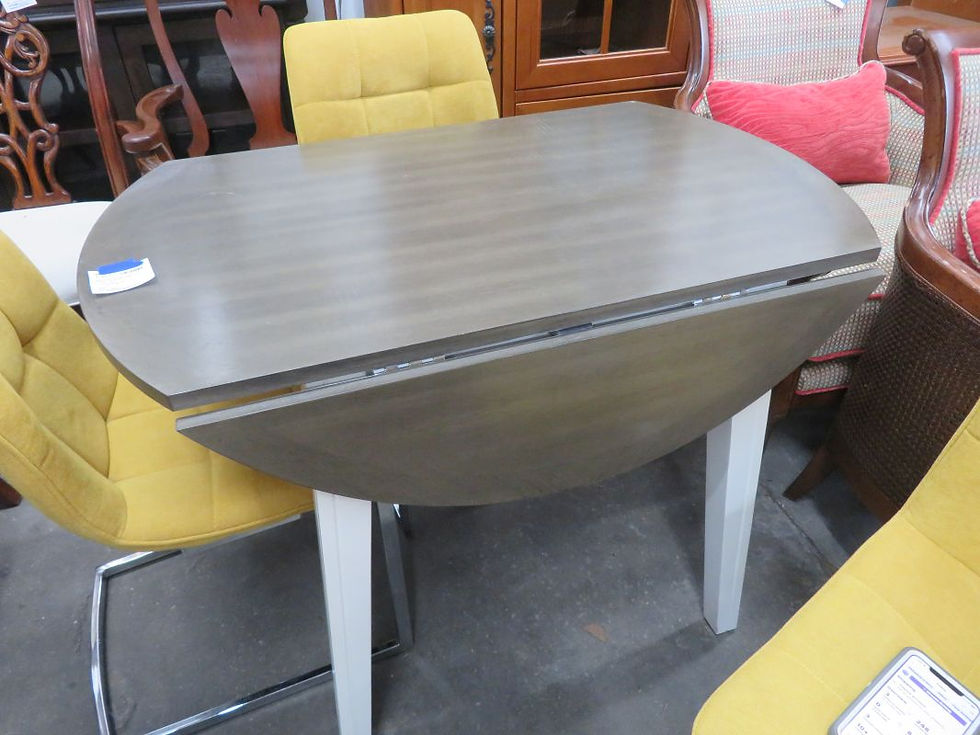 Small Two tone drop leaf dining table $125.00