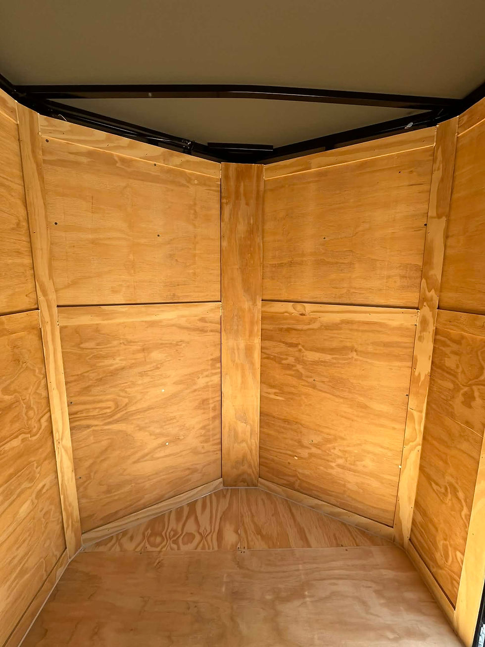 Thumbnail: 2026 Crew Cargo Trailer 6x12, Blackout, 7' Interior, 3500 GVWR, Ramp Door