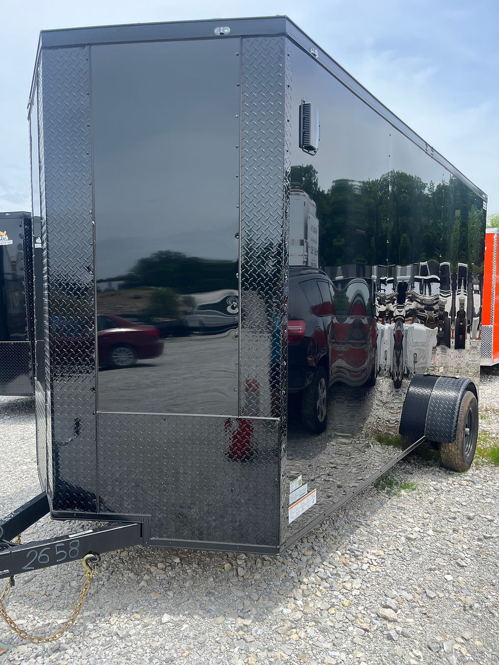 Thumbnail: 2026 Crew 6x14 Cargo Trailer, Blackout, 7' Interior, .080 Polycor, 3500 GVWR