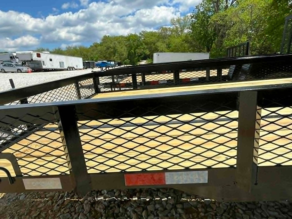 Thumbnail: 2026 Gorilla 84x14 Utility, 4' Spring Loaded Gate, Mesh Sides, 3500 GVWR